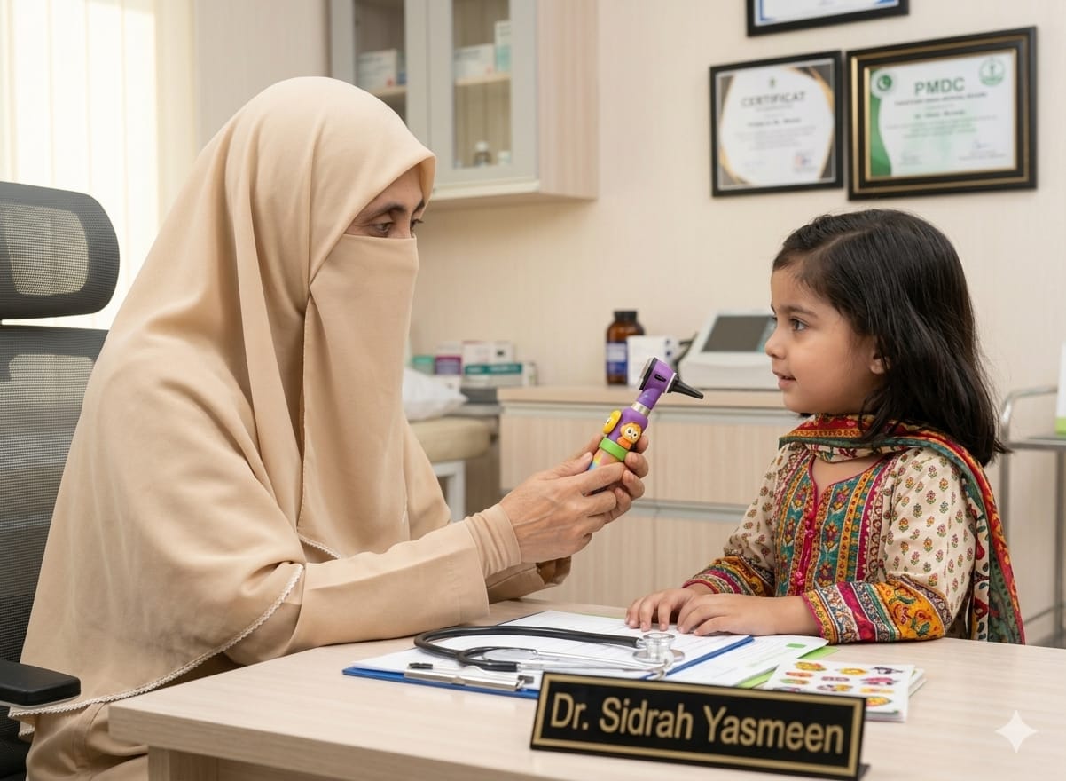 Dr. Sidrah Yasmeen – FCPS Child Specialist & Pediatrician at Nazar Healthcare Sargodha