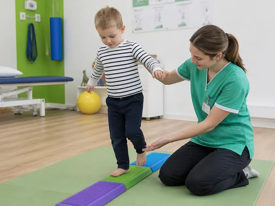Pediatric physiotherapy and movement support